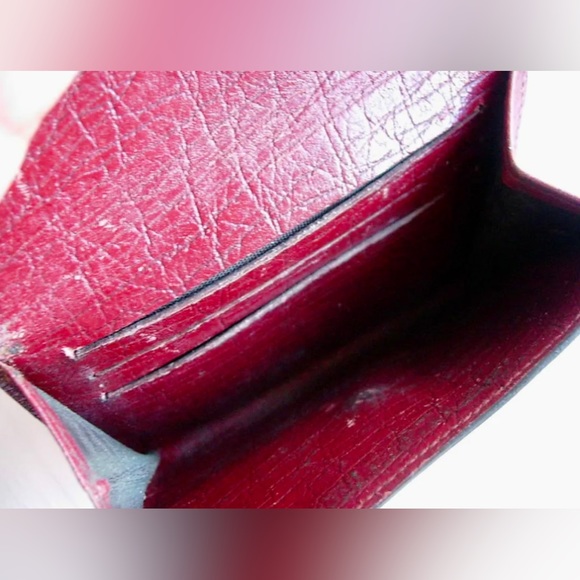 RARE Vintage GUCCI Brown GG Monogram French Wallet Coin Purse Handbag Accessory - Picture 8 of 12